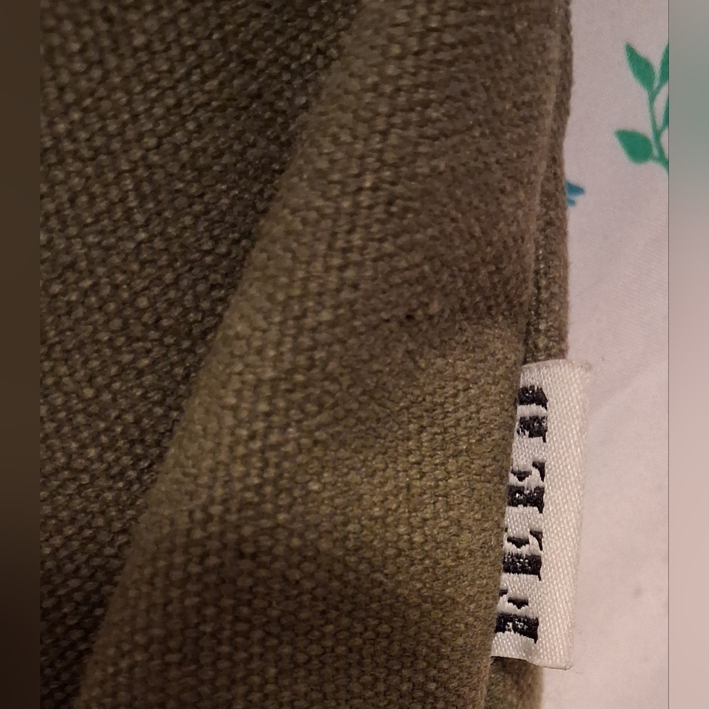 NWOT Feed 25 Go-To Army Green Durable Cotton Casual Unisex Tote Purse Bag - Picture 11 of 14